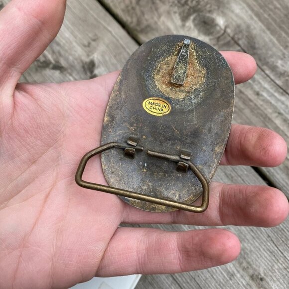 Lot of 5 Vintage 1980s Belt Buckles - Picture 11 of 12